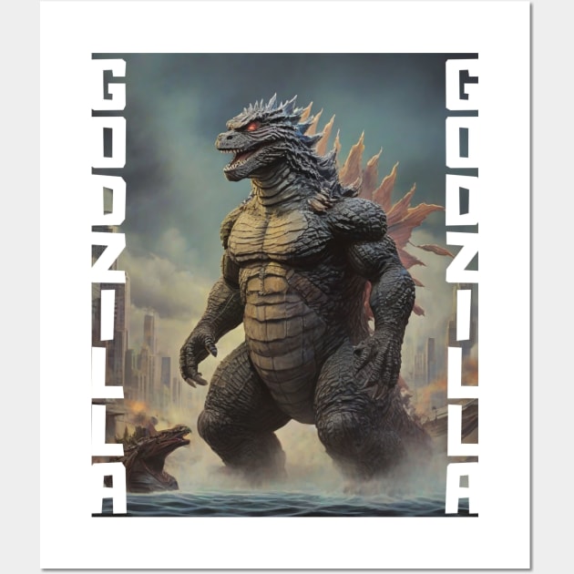 Godzilla Wall Art by Prossori